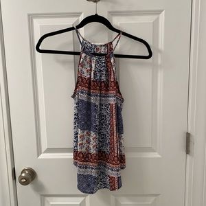 Lush | Nordstrom Flowy Geometric Tank Top